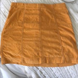 Free people corduroy bodycon skirt